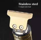 Vintage T9 Professional Hair & Beard Trimmer – Cordless Rechargeable Hair Clipper
