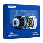 7-in-1 Ultra Smart Watch with 7 Interchangeable Straps – Bluetooth Calling & Fitness Tracker