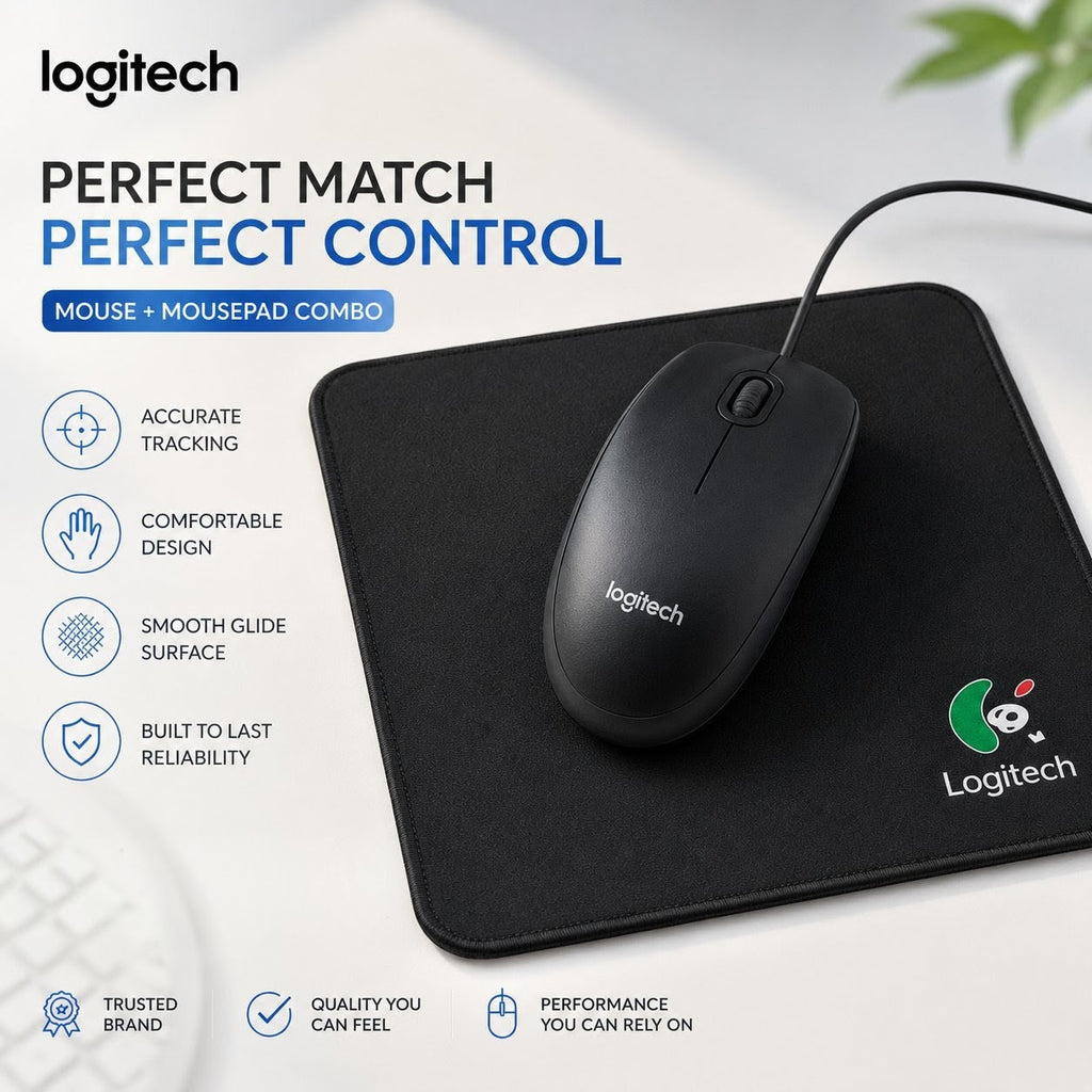 Crazy Deal – Logitech Mouse & Mouse Pad Combo