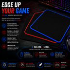 Gaming Mouse Pad – Anti-Slip Soft Cloth Mouse Mat